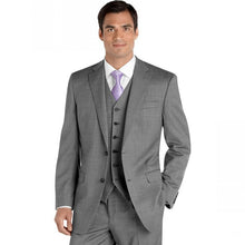 Load image into Gallery viewer, Fnoexw  Customized 2018 Red Groom Tuxedos Wedding Party Suit business Groomsman Suit mens wedding suits ( jacket+Pants+vest+tie)