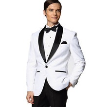 Load image into Gallery viewer, Fnoexw  Customized 2018 Red Groom Tuxedos Wedding Party Suit business Groomsman Suit mens wedding suits ( jacket+Pants+vest+tie)