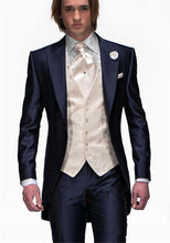 Load image into Gallery viewer, Fnoexw  Customized 2018 Red Groom Tuxedos Wedding Party Suit business Groomsman Suit mens wedding suits ( jacket+Pants+vest+tie)