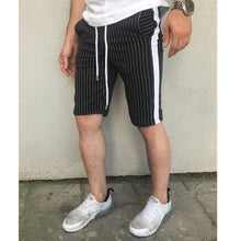 Load image into Gallery viewer, Hot sale Workout Jogging Pants Men Striped Sport Sweatpants short  casual long pants Men Fitness Joggers Bodybuilding Trousers