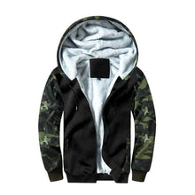 Load image into Gallery viewer, Winter Men Jackets Fleece Warm Hood Thick Parka Velvet Windproof Coats Cardigan Sweatshirts Hoodies Zipper Men Hoodie Jacket