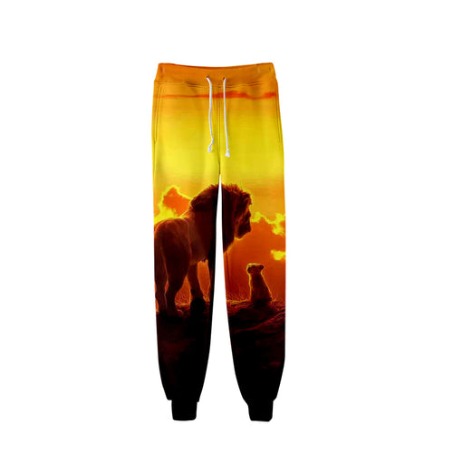 The Lion King Simba 2019  3D Pants High Quality Sports Pants Trousers Fashion Popular Trend Comfortable Casual Pants