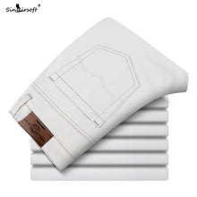 Load image into Gallery viewer, New Design Casual Men Pants Cotton Slim Pant Straight Trousers Fashion Business Solid Pants Men Pantalon Pantalones Hombre Homme