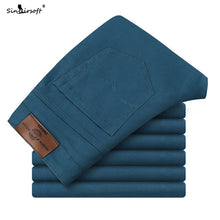 Load image into Gallery viewer, New Design Casual Men Pants Cotton Slim Pant Straight Trousers Fashion Business Solid Pants Men Pantalon Pantalones Hombre Homme