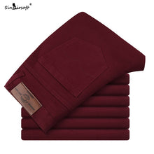 Load image into Gallery viewer, New Design Casual Men Pants Cotton Slim Pant Straight Trousers Fashion Business Solid Pants Men Pantalon Pantalones Hombre Homme