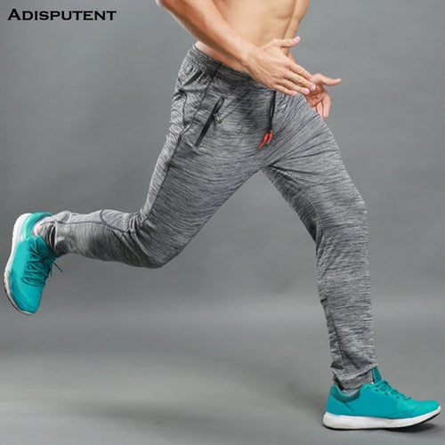 Adisputent Autumn Men's Trousers Bodybuilding streetwear Sports Pants Sweatpants joggers Running Sports Men Solid Zipper Pocket