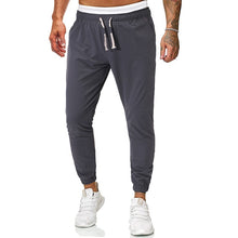 Load image into Gallery viewer, Adisputent Autumn Men&#39;s Trousers Bodybuilding streetwear Sports Pants Sweatpants joggers Running Sports Men Solid Zipper Pocket