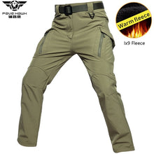 Load image into Gallery viewer, IX9 Winter Tactical Pants Warm Waterproof Soft Shell Fleece Cargo Pants Men Military Camouflage Army Man Casual Trousers Women