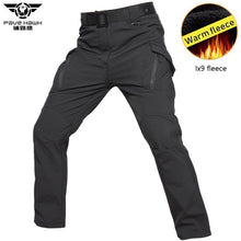 Load image into Gallery viewer, IX9 Winter Tactical Pants Warm Waterproof Soft Shell Fleece Cargo Pants Men Military Camouflage Army Man Casual Trousers Women