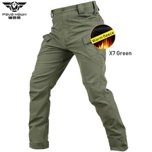 Load image into Gallery viewer, IX9 Winter Tactical Pants Warm Waterproof Soft Shell Fleece Cargo Pants Men Military Camouflage Army Man Casual Trousers Women
