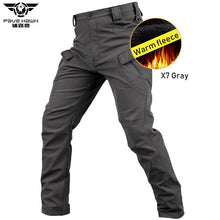 Load image into Gallery viewer, IX9 Winter Tactical Pants Warm Waterproof Soft Shell Fleece Cargo Pants Men Military Camouflage Army Man Casual Trousers Women