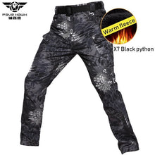 Load image into Gallery viewer, IX9 Winter Tactical Pants Warm Waterproof Soft Shell Fleece Cargo Pants Men Military Camouflage Army Man Casual Trousers Women