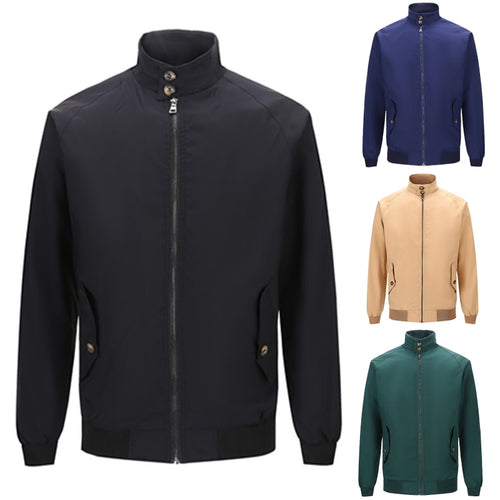 Men's Harrington Jacket NEW Men Women Bomber Jackets Male Casual Windbreaker Hip Hop Streetwear Vintage Autumn Brand Coats,GA408