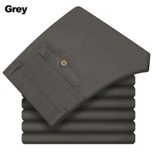 Load image into Gallery viewer, Pants Men Size29-42 Spring Autumn Straight Pant 100% Cotton 55-120 kg Men Wear Comfortable warm Trousers Male Clothing