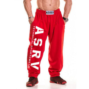 muscle men's Sweatpants fitness training joggers casual Autumn cotton Sweatpants Fashion streetwear pants men Elastic waistband