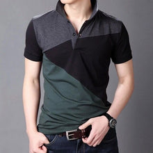 Load image into Gallery viewer, England Style Striped 2019 Brand Fashion Polo Shirts Short Sleeve Men Summer Cotton Breathable Tops Tee ASIAN SIZE M-5XL 6XL