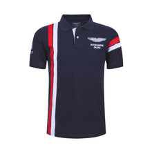 Load image into Gallery viewer, Size 6X Air Force No. 1 High Quality Embroidery Men&#39;s Polo Shirt Summer Homme Brand Red Navy Polo Shirts;YA238