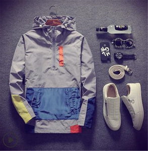 New 2019 Casual Men's Jackets Waterproof Spring Hooded Coats Men Outerwear Casual Brand Male Clothing Plus Size M-5XL