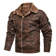 Load image into Gallery viewer, DIMUSI Winter Men Bomber Jacket Casual Mens Thick Fleece Army Tactical Coats Fashion Men Fur Collar Windbreaker Jackets Clothing