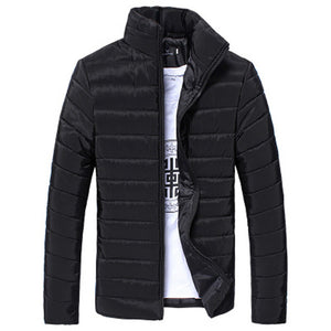 WOMAIL 2019 Fashion Zipper Long Sleeve Mens Casual Jackets Autumn Winter Coat Jacket  Pure Color High Quality Jacket Cotton