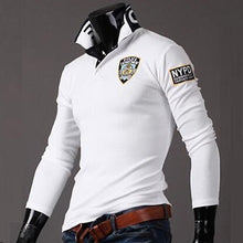 Load image into Gallery viewer, Zogaa 2018 Hot Sale Men Polo Shirt Turn-down Collar Mens Polo Shirts Men Fashion Men&#39;s Thin Casual Slim Long Sleeved Polo Shirts
