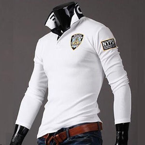 Zogaa 2018 Hot Sale Men Polo Shirt Turn-down Collar Mens Polo Shirts Men Fashion Men's Thin Casual Slim Long Sleeved Polo Shirts