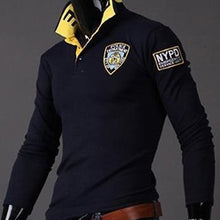 Load image into Gallery viewer, Zogaa 2018 Hot Sale Men Polo Shirt Turn-down Collar Mens Polo Shirts Men Fashion Men&#39;s Thin Casual Slim Long Sleeved Polo Shirts