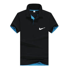 Load image into Gallery viewer, Men‘s Business Casual Polo shirt Brand clothing Male Summer Print polo Shirt Cotton Men Solid Polo Homme Men Golf Costume Jersey