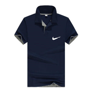 Men‘s Business Casual Polo shirt Brand clothing Male Summer Print polo Shirt Cotton Men Solid Polo Homme Men Golf Costume Jersey