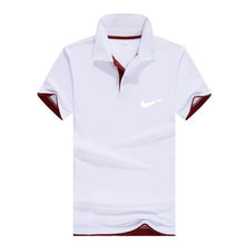 Load image into Gallery viewer, Men‘s Business Casual Polo shirt Brand clothing Male Summer Print polo Shirt Cotton Men Solid Polo Homme Men Golf Costume Jersey