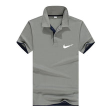 Load image into Gallery viewer, Men‘s Business Casual Polo shirt Brand clothing Male Summer Print polo Shirt Cotton Men Solid Polo Homme Men Golf Costume Jersey