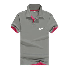 Load image into Gallery viewer, Men‘s Business Casual Polo shirt Brand clothing Male Summer Print polo Shirt Cotton Men Solid Polo Homme Men Golf Costume Jersey