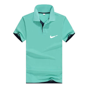 Men‘s Business Casual Polo shirt Brand clothing Male Summer Print polo Shirt Cotton Men Solid Polo Homme Men Golf Costume Jersey