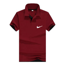 Load image into Gallery viewer, Men‘s Business Casual Polo shirt Brand clothing Male Summer Print polo Shirt Cotton Men Solid Polo Homme Men Golf Costume Jersey