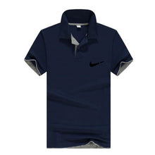 Load image into Gallery viewer, Men‘s Business Casual Polo shirt Brand clothing Male Summer Print polo Shirt Cotton Men Solid Polo Homme Men Golf Costume Jersey
