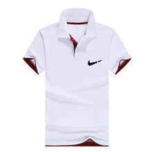 Load image into Gallery viewer, Men‘s Business Casual Polo shirt Brand clothing Male Summer Print polo Shirt Cotton Men Solid Polo Homme Men Golf Costume Jersey