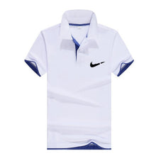 Load image into Gallery viewer, Men‘s Business Casual Polo shirt Brand clothing Male Summer Print polo Shirt Cotton Men Solid Polo Homme Men Golf Costume Jersey