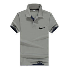 Load image into Gallery viewer, Men‘s Business Casual Polo shirt Brand clothing Male Summer Print polo Shirt Cotton Men Solid Polo Homme Men Golf Costume Jersey