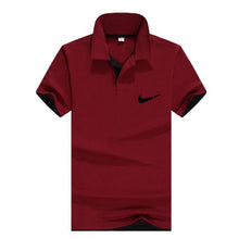Load image into Gallery viewer, Men‘s Business Casual Polo shirt Brand clothing Male Summer Print polo Shirt Cotton Men Solid Polo Homme Men Golf Costume Jersey