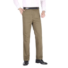 Load image into Gallery viewer, SHUJIN PuimentiuaAutumn Solid Loose Straight Men&#39;s Casual Pants Long Trousers  Waist Pants Men Plus Size Cotton pantolon erkek
