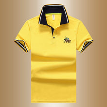 Load image into Gallery viewer, YIHUAHOO Polo Shirt Men High Quality Men Polyester Short Sleeved Summer Shirt Brand Jerseys Polos Para Hombre Size M-4XL JCP-631