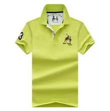 Load image into Gallery viewer, Men&#39;s POLO Shirts Brand Cotton Short Sleeve Camisas solid embroidery Polo Summer Stand Collar Male Polo Shirt plus size 4XL
