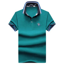 Load image into Gallery viewer, Men&#39;s POLO Shirts Brand Cotton Short Sleeve Camisas solid embroidery Polo Summer Stand Collar Male Polo Shirt plus size 4XL
