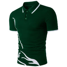 Load image into Gallery viewer, ZOGAA Mens Polo Shirt Men Business Desinger Polos Men Cotton Short Sleeve Shirt Slim Fit Patchwork Lapel Button Clothes XS- XXXL