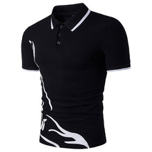 Load image into Gallery viewer, ZOGAA Mens Polo Shirt Men Business Desinger Polos Men Cotton Short Sleeve Shirt Slim Fit Patchwork Lapel Button Clothes XS- XXXL