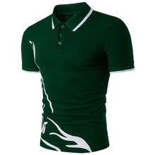 Load image into Gallery viewer, ZOGAA Mens Polo Shirt Men Business Desinger Polos Men Cotton Short Sleeve Shirt Slim Fit Patchwork Lapel Button Clothes XS- XXXL