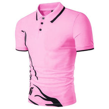 Load image into Gallery viewer, ZOGAA Mens Polo Shirt Men Business Desinger Polos Men Cotton Short Sleeve Shirt Slim Fit Patchwork Lapel Button Clothes XS- XXXL