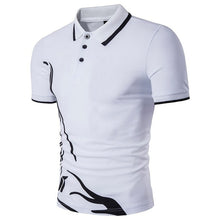 Load image into Gallery viewer, ZOGAA Mens Polo Shirt Men Business Desinger Polos Men Cotton Short Sleeve Shirt Slim Fit Patchwork Lapel Button Clothes XS- XXXL