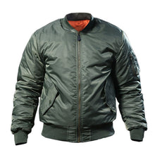 Load image into Gallery viewer, MA1 Army Airborne Fly Pilot Jacket Mans Winter Warm Air Force Military Flight Bomber Jacket Windproof And Waterproof Coat