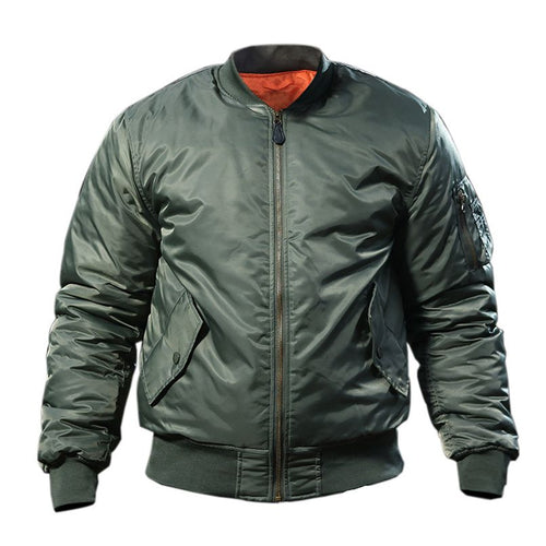 MA1 Army Airborne Fly Pilot Jacket Mans Winter Warm Air Force Military Flight Bomber Jacket Windproof And Waterproof Coat